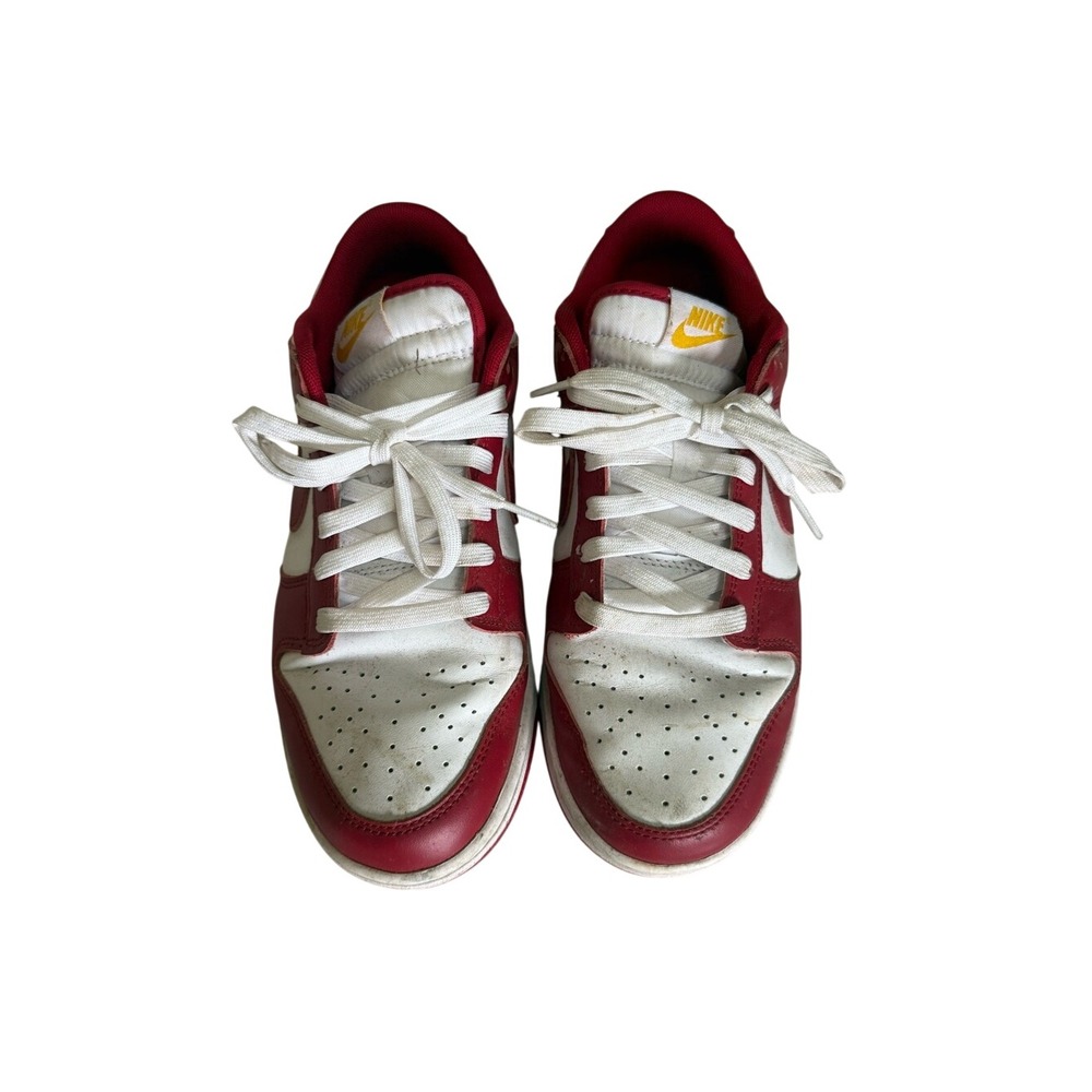 Nike Dunk Low Retro USC Gym Red and White -‎ Men's Size 8.5 (DD1391-602)